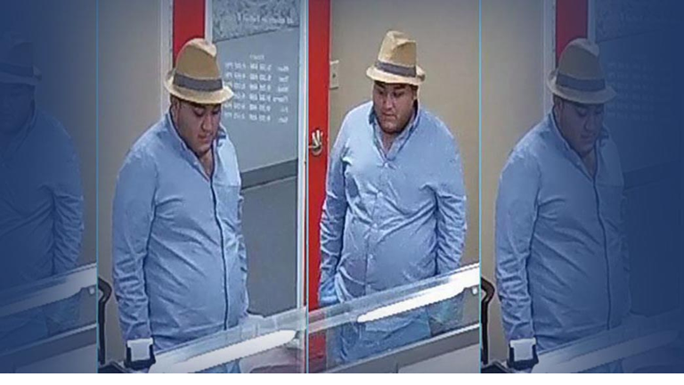 Mount Pleasant bank robbery suspect