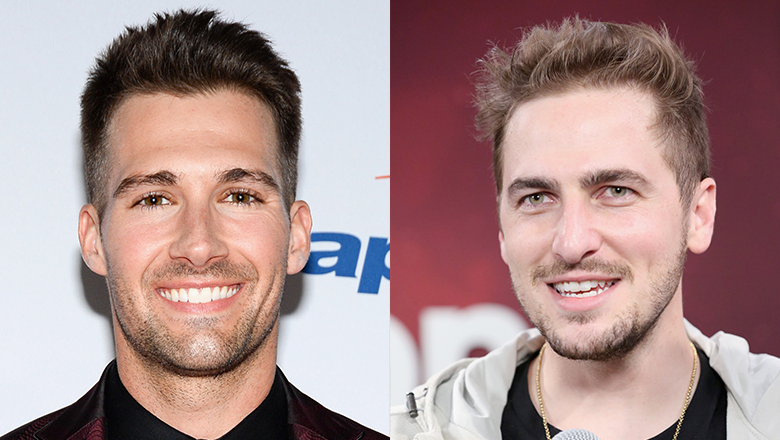 Big Time Rush Reunion James Maslow And Kendall Schmidt Hug It Out Iheartradio