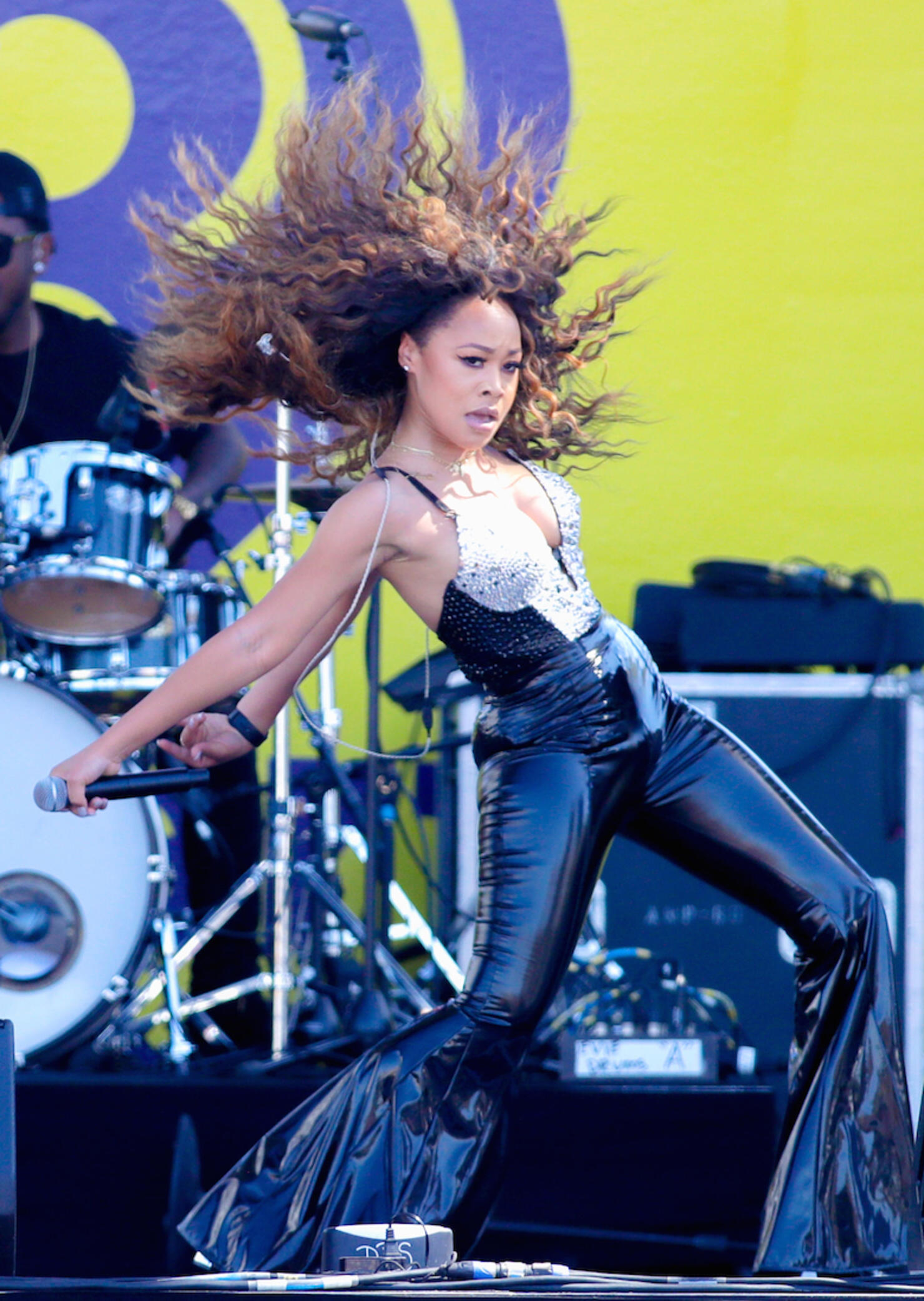 Evvie McKinney performs at the Daytime Stage at the iHeartRadio Music Festival