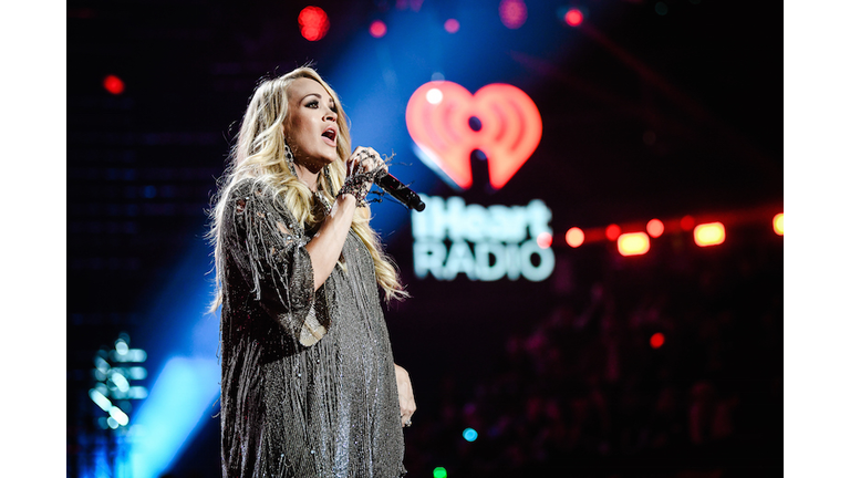 Carrie Underwood performs at the 2018 iHeartRadio Music Festival