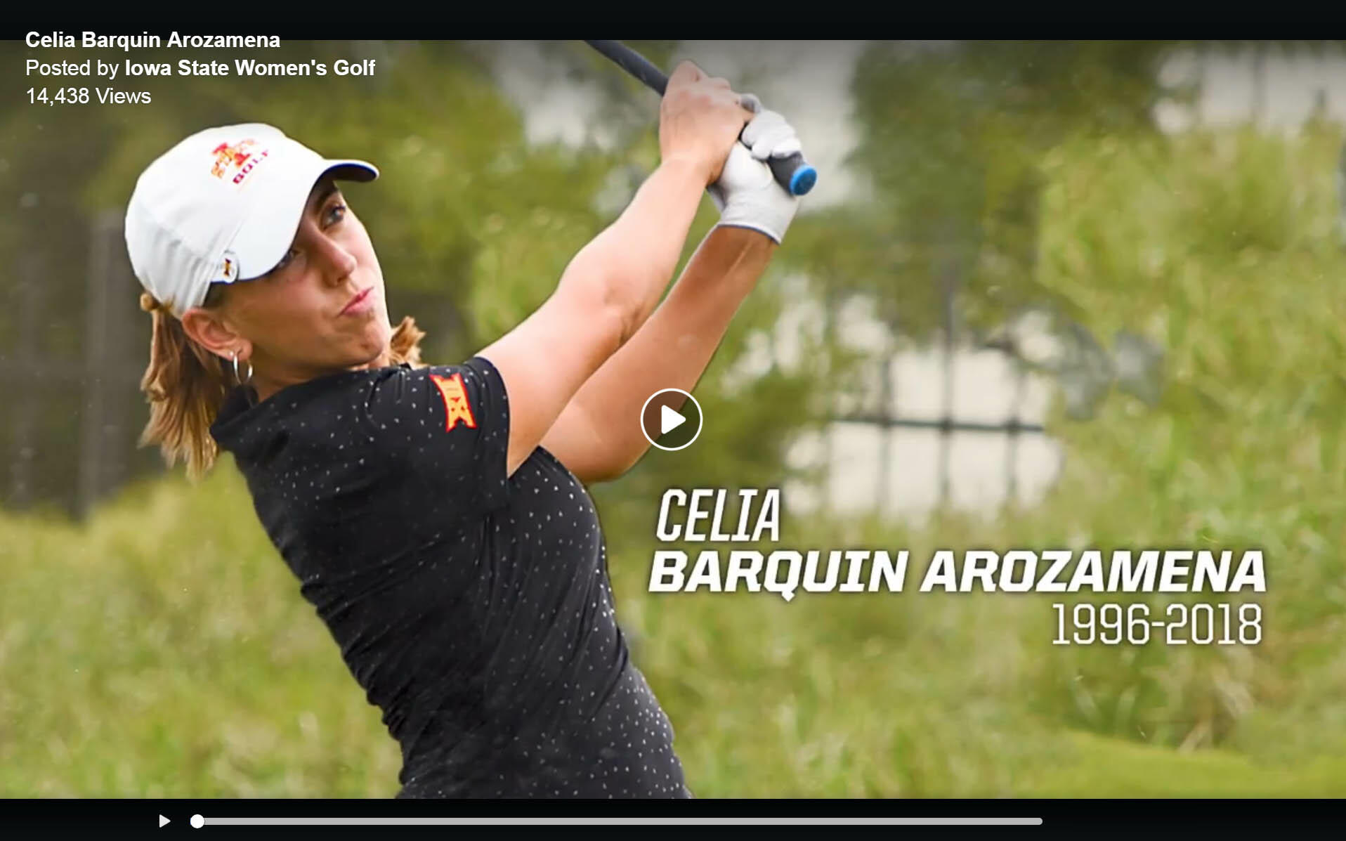 ISU tribute to Celia Barquin Arozamena VIDEO HERE - Thumbnail Image