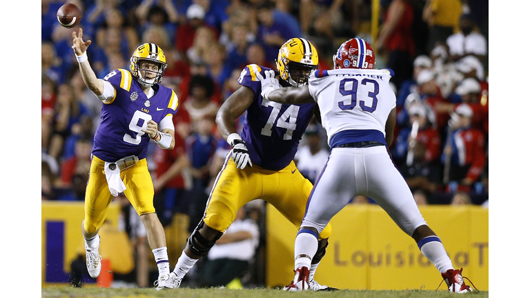 LSU Joe Burrow Getty Images