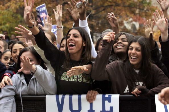 "Vote or Die" voter registration rally at Wayne State University