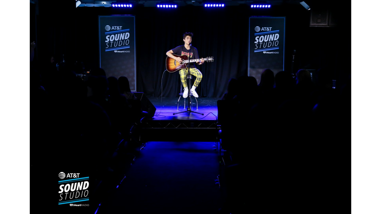 Asher Angel In KIIS FM's AT&T Sound Studio