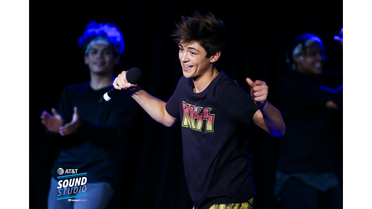 Asher Angel In KIIS FM's AT&T Sound Studio