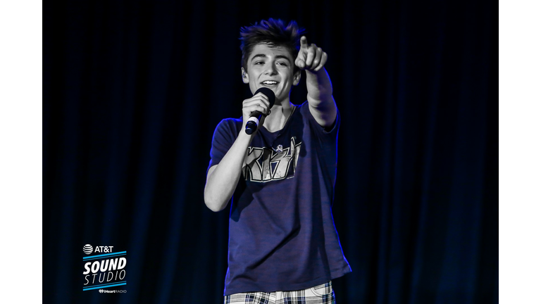 Asher Angel In KIIS FM's AT&T Sound Studio