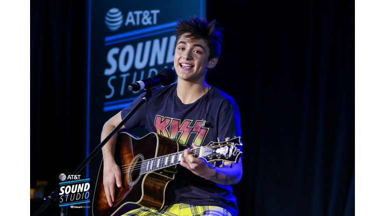 Asher Angel In KIIS FM's AT&T Sound Studio