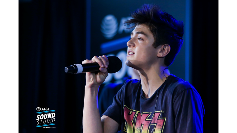 Asher Angel In KIIS FM's AT&T Sound Studio
