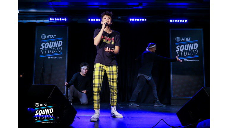 Asher Angel In KIIS FM's AT&T Sound Studio