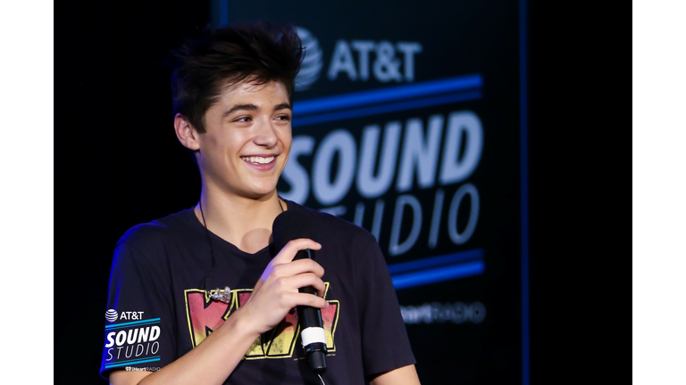 Asher Angel In KIIS FM's AT&T Sound Studio