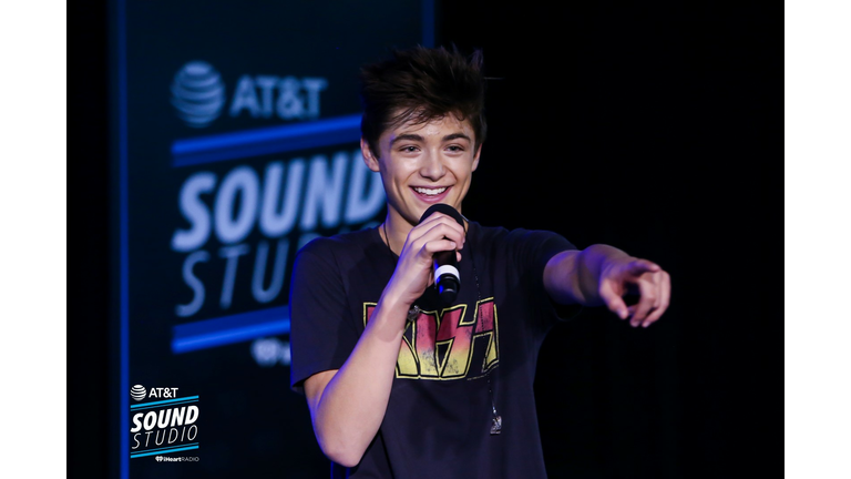 Asher Angel In KIIS FM's AT&T Sound Studio