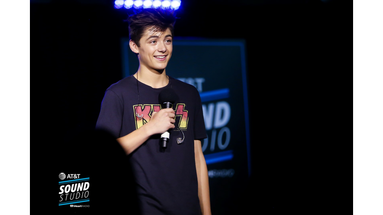 Asher Angel In KIIS FM's AT&T Sound Studio