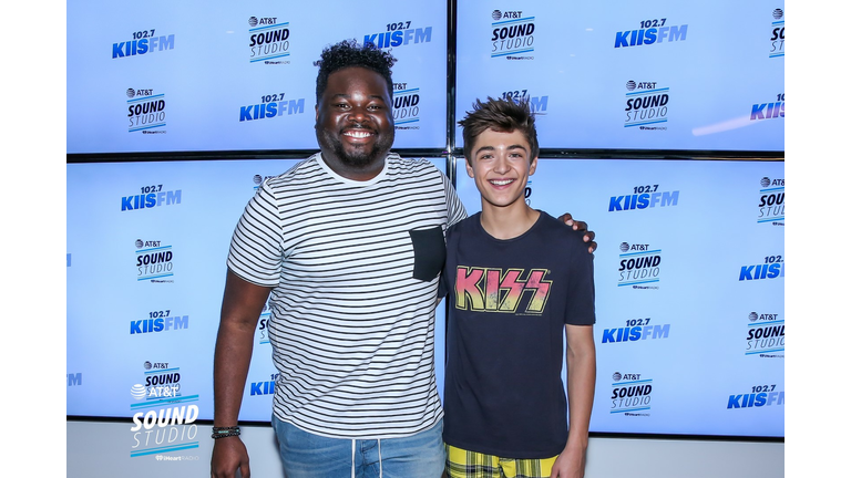 Asher Angel In KIIS FM's AT&T Sound Studio