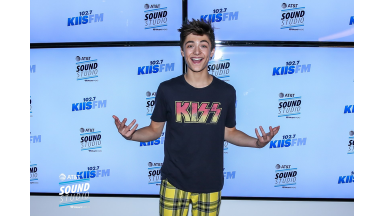 Asher Angel In KIIS FM's AT&T Sound Studio
