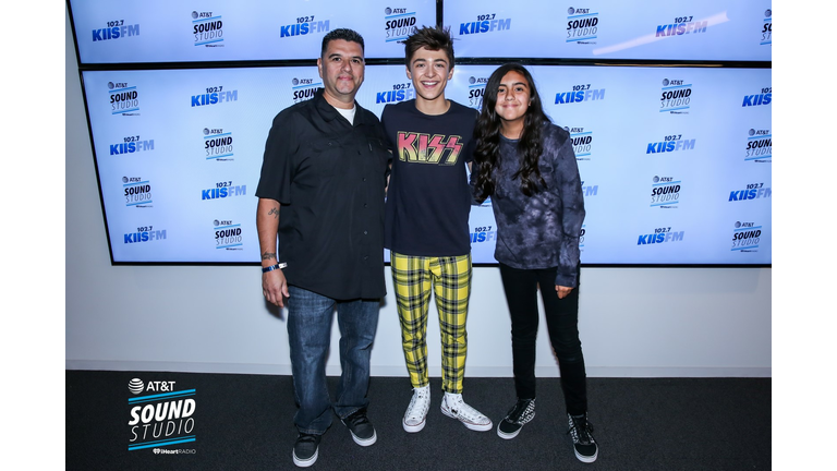 Asher Angel In KIIS FM's AT&T Sound Studio