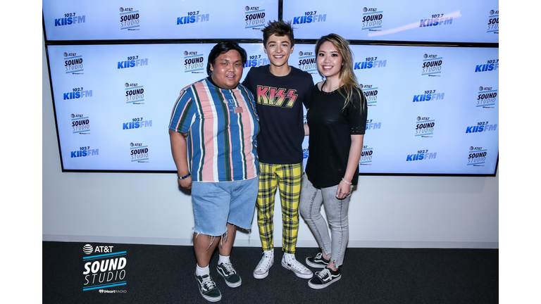 Asher Angel In KIIS FM's AT&T Sound Studio