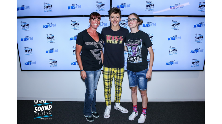Asher Angel In KIIS FM's AT&T Sound Studio