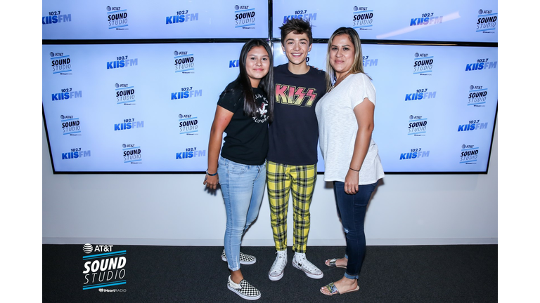 Asher Angel In KIIS FM's AT&T Sound Studio