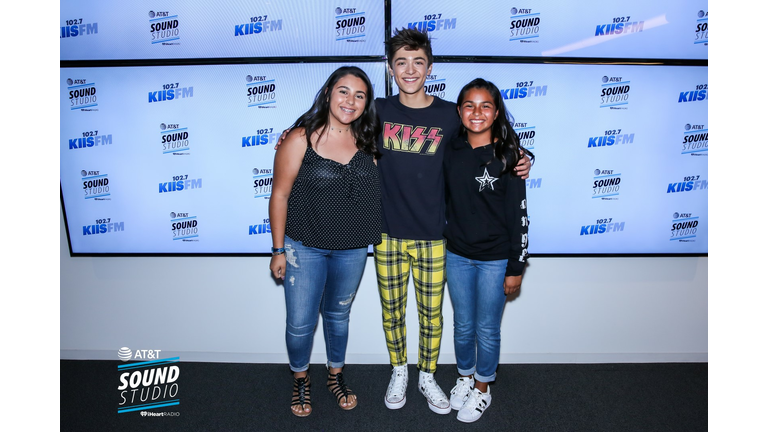 Asher Angel In KIIS FM's AT&T Sound Studio