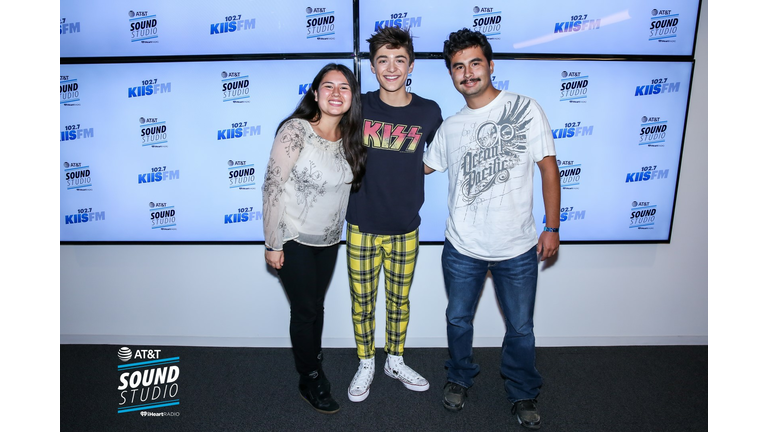 Asher Angel In KIIS FM's AT&T Sound Studio