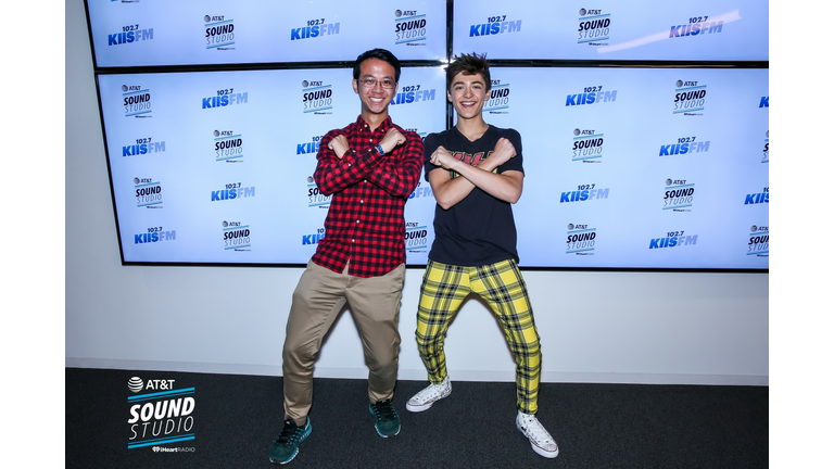 Asher Angel In KIIS FM's AT&T Sound Studio