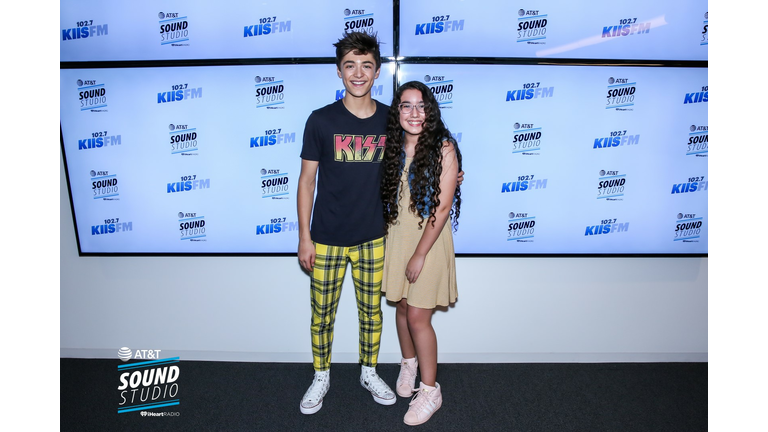 Asher Angel In KIIS FM's AT&T Sound Studio