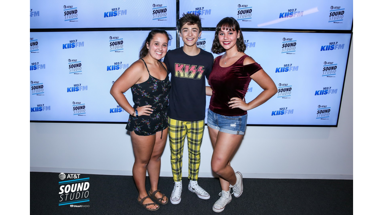 Asher Angel In KIIS FM's AT&T Sound Studio