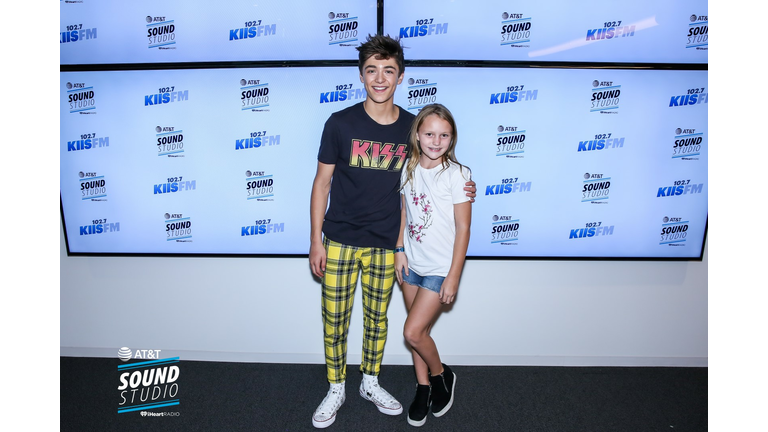 Asher Angel In KIIS FM's AT&T Sound Studio