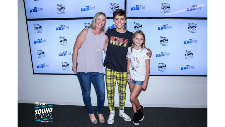 Asher Angel In KIIS FM's AT&T Sound Studio