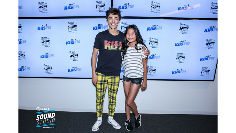 Asher Angel In KIIS FM's AT&T Sound Studio