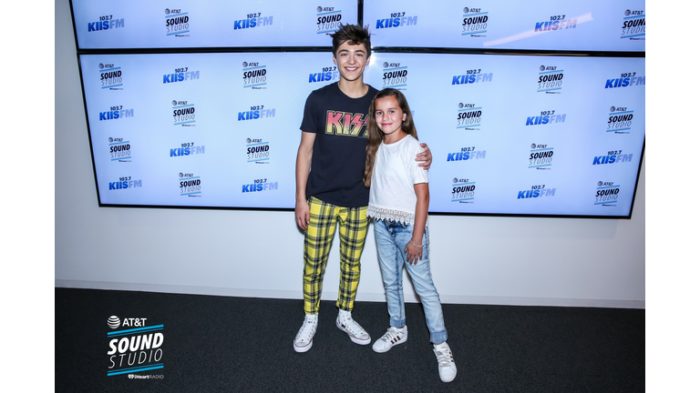 Asher Angel In KIIS FM's AT&T Sound Studio