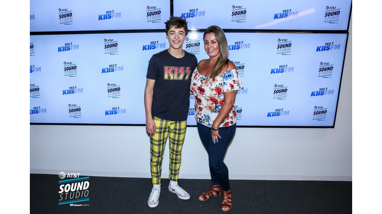 Asher Angel In KIIS FM's AT&T Sound Studio