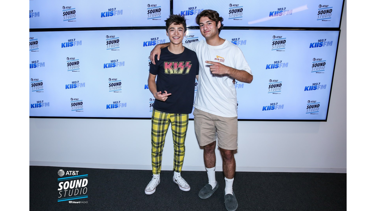 Asher Angel In KIIS FM's AT&T Sound Studio