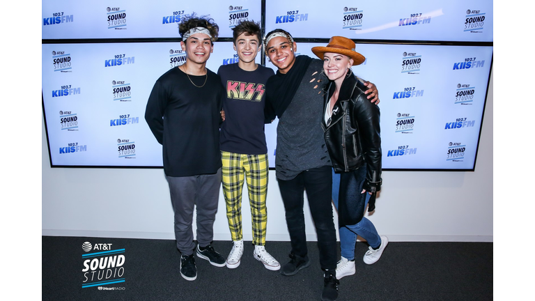 Asher Angel In KIIS FM's AT&T Sound Studio