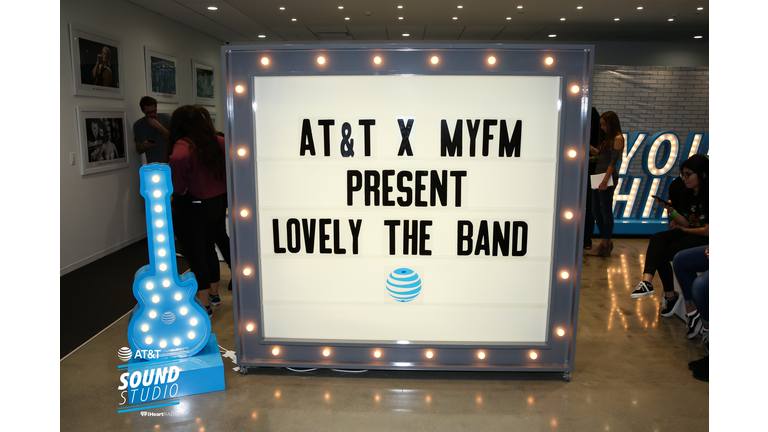 Lovely The Band In 1043MYfm's AT&T Sound Studio