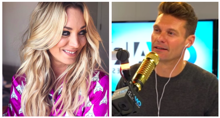 Kaley Cuoco Clarifies Those Quotes About Husband Leaving Her On Air With Ryan Seacrest Ryan Seacrest