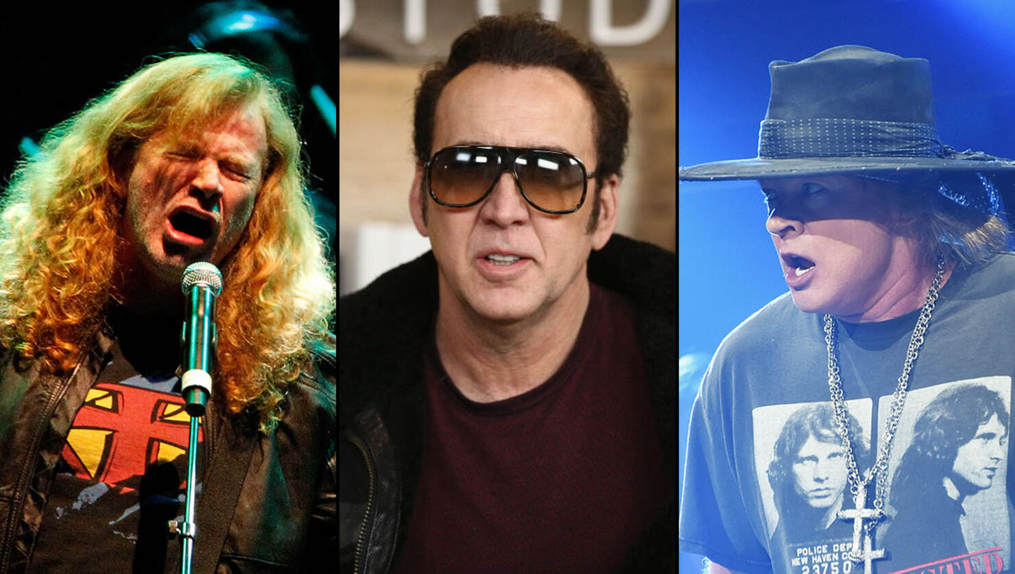 Nic Cage Says His 'Molly' Character Was Inspired by Axl Rose, Dave Mustaine