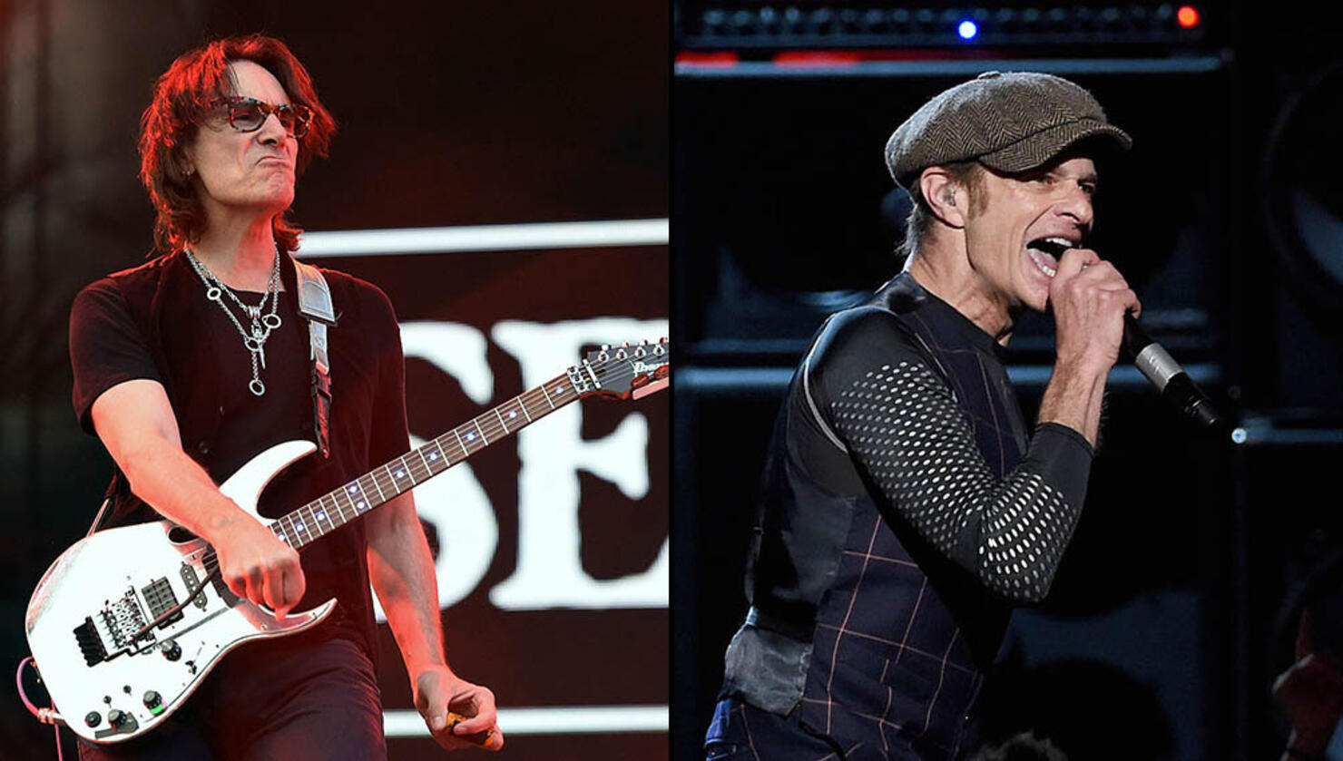 Steve Vai reunited with Yankee Rose “Swiss Cheese” guitar