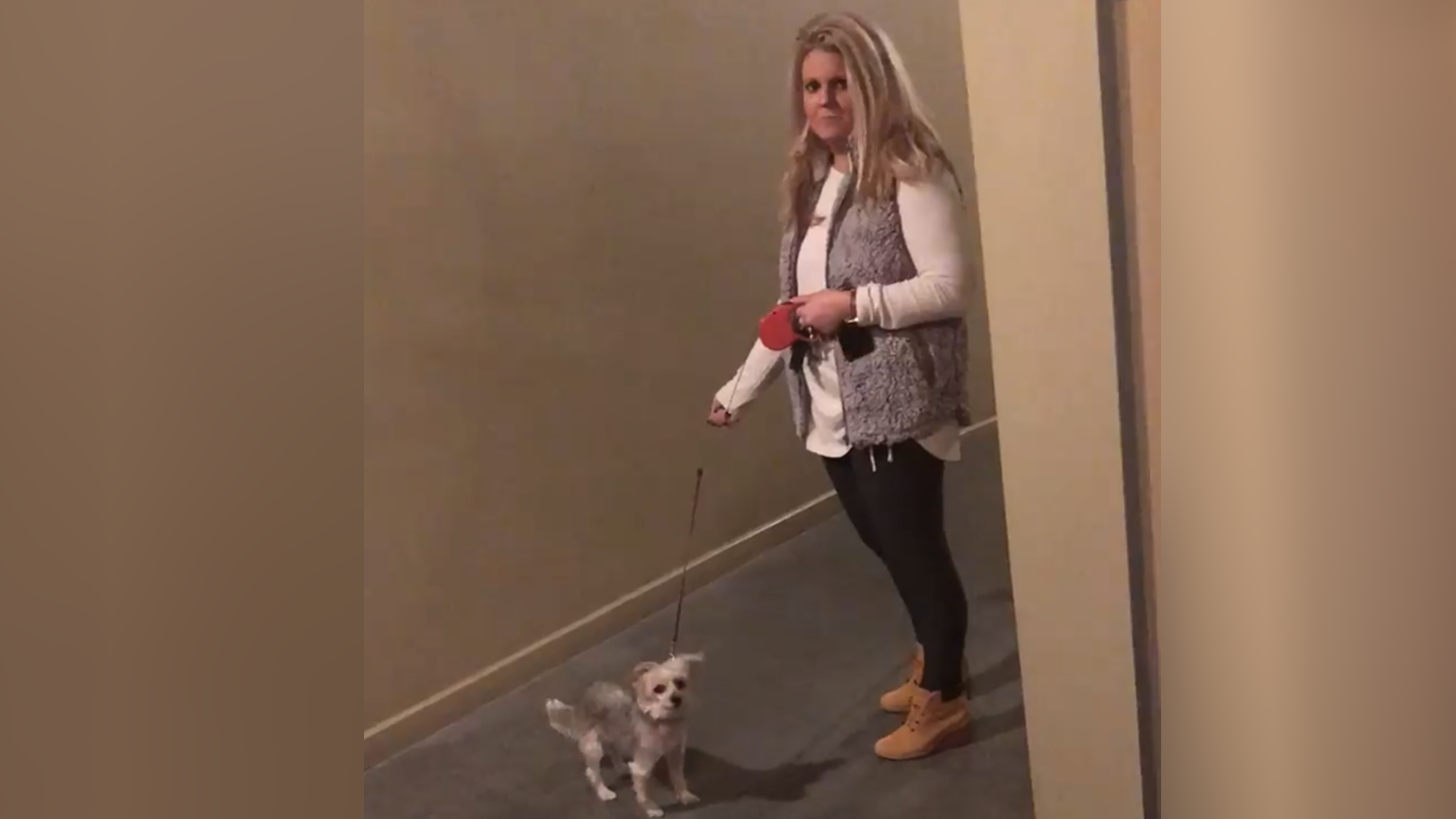 White woman who blocked black man from his own apartment building speaks out