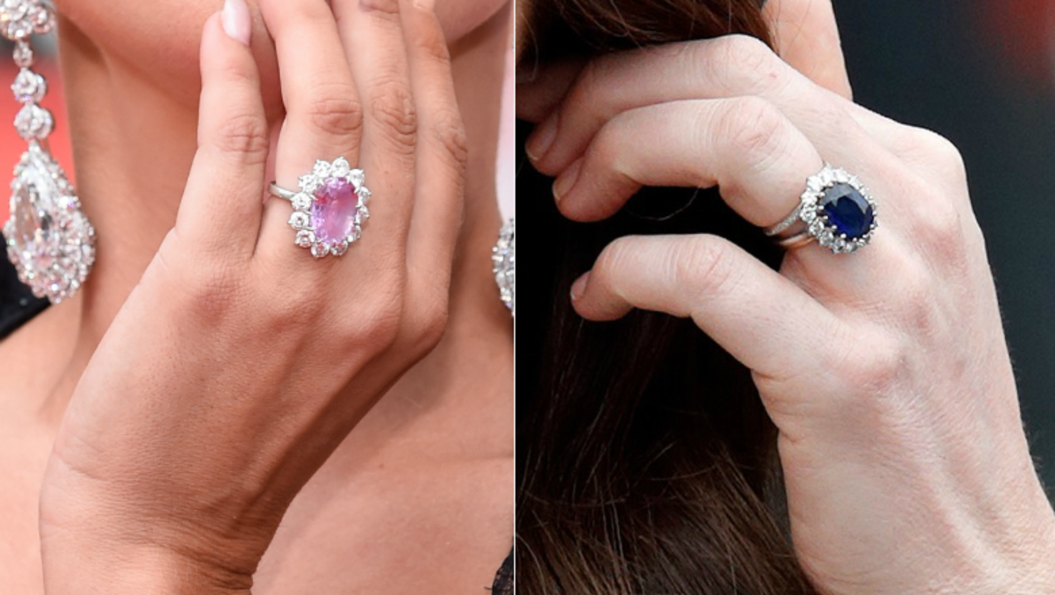 Detecteren jam stad How Lady Gaga's Pink Engagement Ring Compares To Kate Middleton's | iHeart