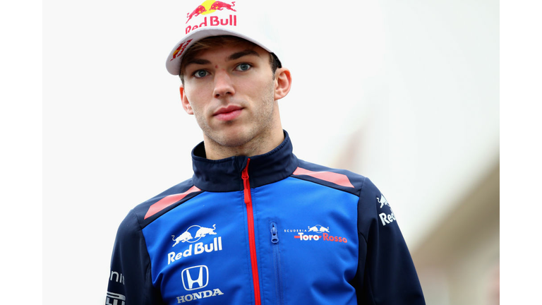 Pierre Gasly of France and Scuderia Toro Rosso