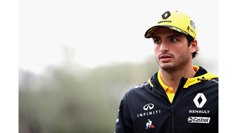 Carlos Sainz of Spain and Renault Sport F1