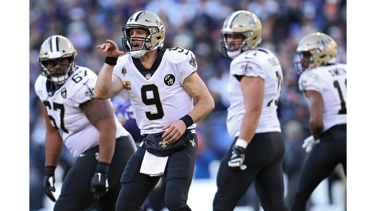 Saints Drew Brees Getty Images