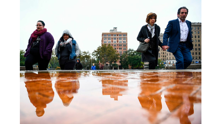 Vigil Held at Soldiers and Sailors Memorial