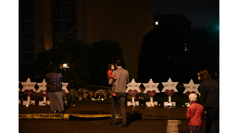 Memorial Outside Squirrel Hill Synagogue 