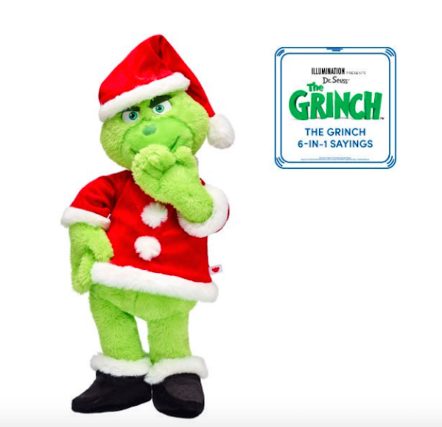 Grinch stuffed hot sale animal 2018