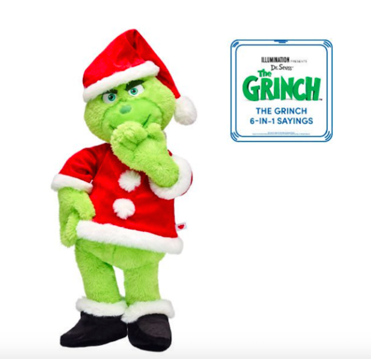 grinch 2018 stuffed animal