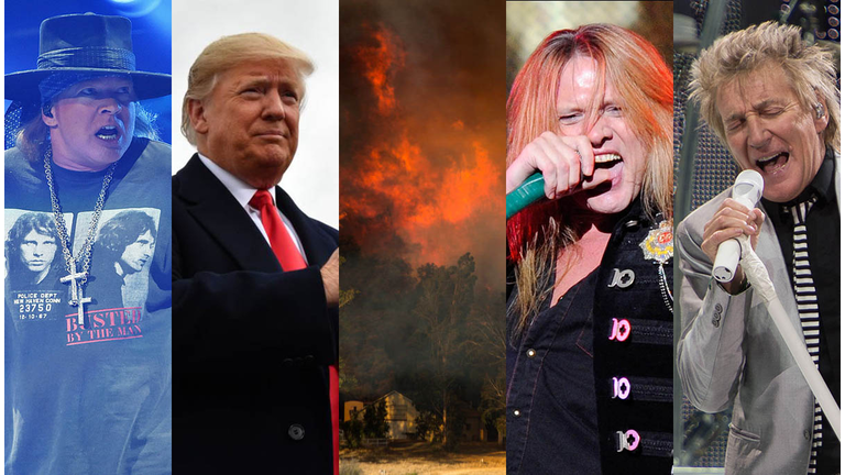 Rockers Light Up Trump Over Wildfire Response
