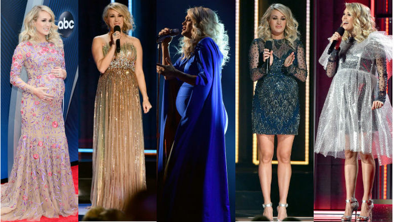 Carrie Underwood's 2018 CMAs Dresses