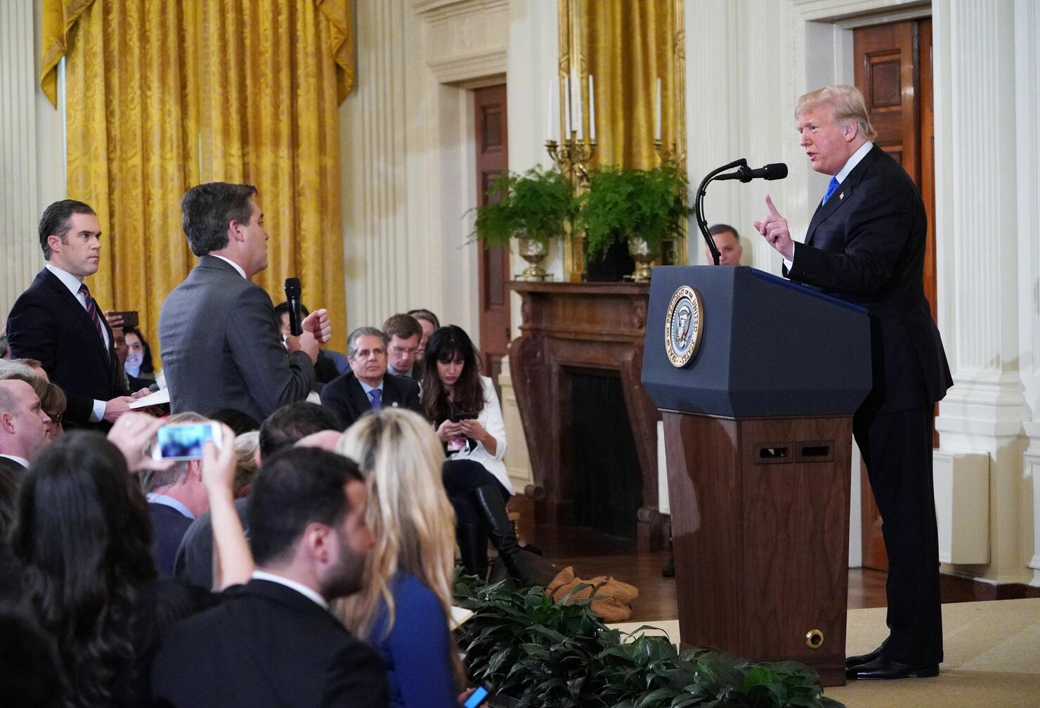 Jim Acosta's press credentials temporarily restored